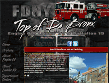 Tablet Screenshot of fdnyengine63.com